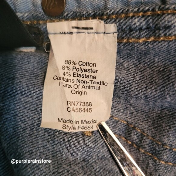 Madewell Jeans Size 32 Skinny 10" High Riser Tummy Control Hayes Wash F4684 - Picture 6 of 12